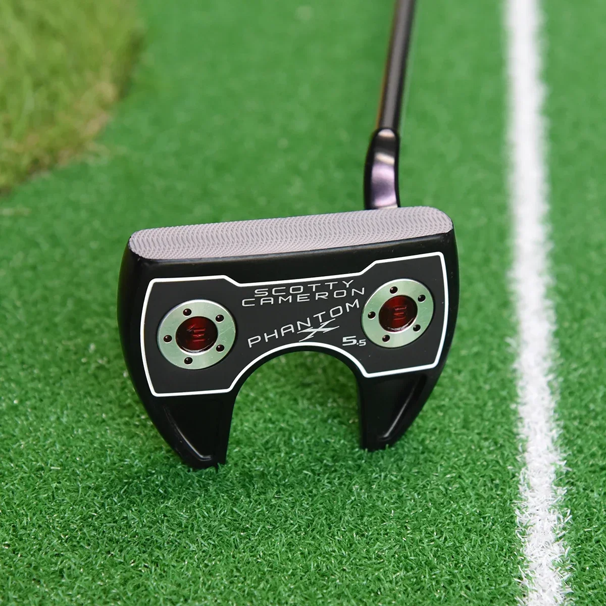 2024 CAMERON Select Squareback phantom X Straight Semicircle Cowhorn Putter Golf Putter 32-35 Inch Steel Shaft With Head Cover