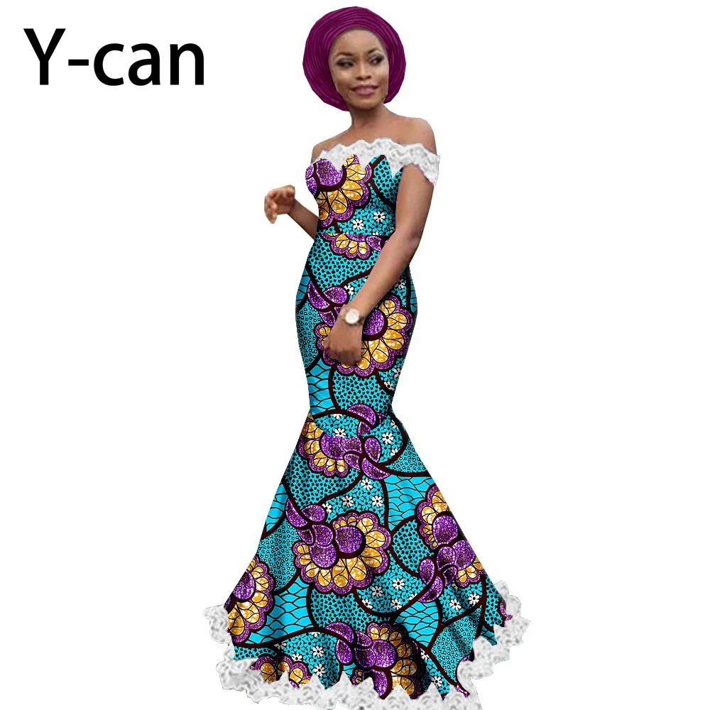 Robe Balançoire (swing) En Tissu Africain Ankara - Style Bardot (épaules Dénudées) - Taille 10 - Coton - Neuf Sans étiquettes