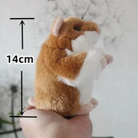 Chinchilla High Fidelity Anime Cute Plushie Hamster Plush Toys Lifelike Animals Simulation Stuffed Doll Kawai Toy Gifts For Kids 2