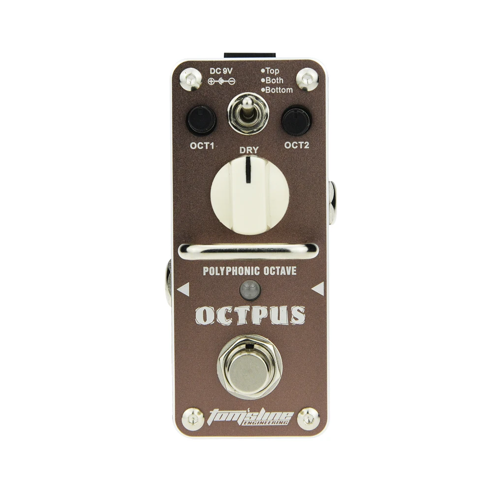 

AROMA AOS-3 Mini Single Effect Octpus Polyphonic Octave Electric Guitar Effect Pedal with True Bypass Guitar Accessories