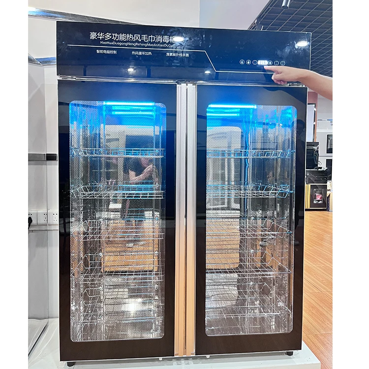 Commercial Stainless Steel Double Door High Temperature Disinfection Cabinet for Hotel 1000L 2