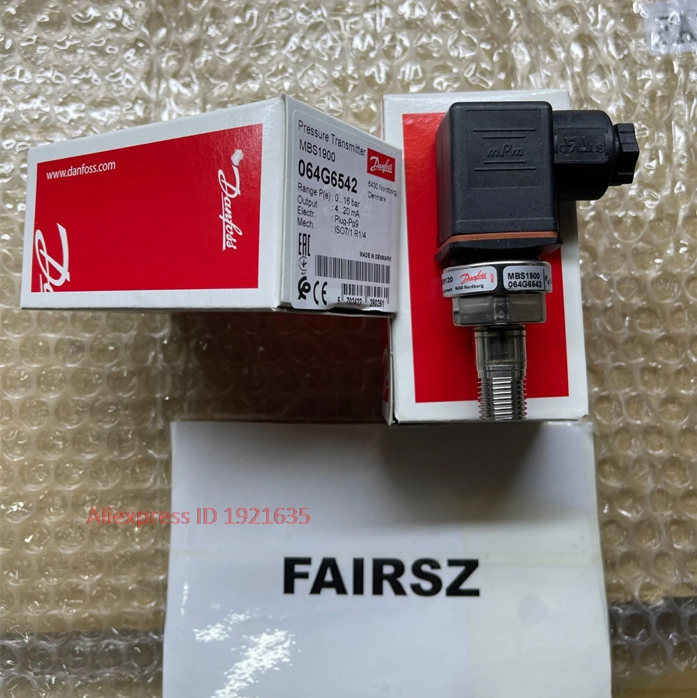 Original DAN.FOSS Pressure Transmitter MBS 1900 064G6542 0-16Bar MBS1900 FAIRSZ STORE