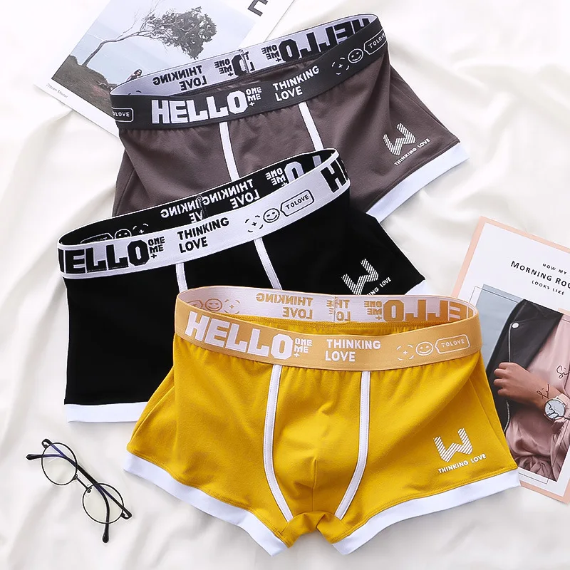

Cotton Men Panties Boxer Shorts Man Underwear Mens Boxers Breathable U Convex Male Underpants Sexy Plus Size Cuecas Calzoncillos