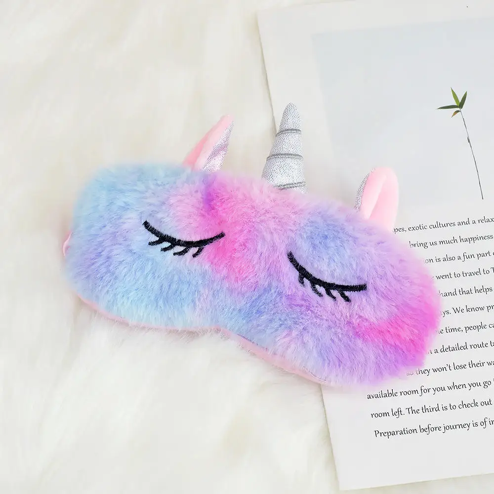 Plush Cute Sleep Mask - Comfortable Eyepatch for All Ages