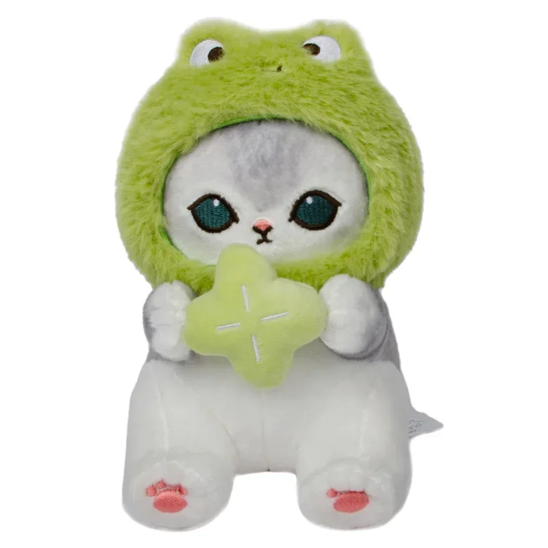 緑色の猫のぬいぐるみ オリジナル Mofusand かわいい Cos 猫ぬいぐるみ 10/20/30
