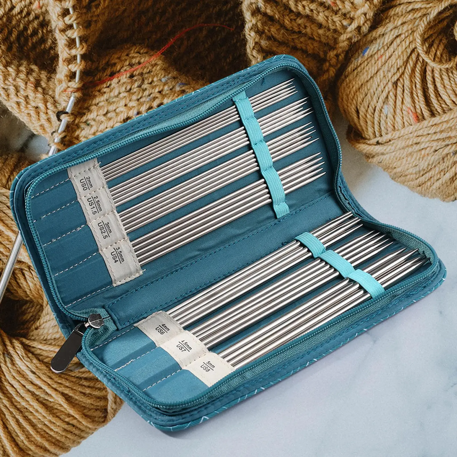 Crochet Hooks Knitting Bag Multipurpose Accessories Multiple Internal Pockets Needle Organizer