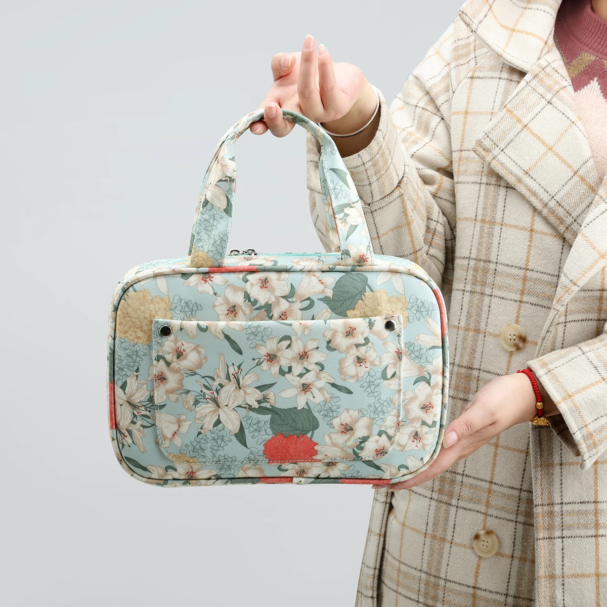Knitting Kit Case Organizer Bag Portable Knitting Needles Storage for Sewing Accessories