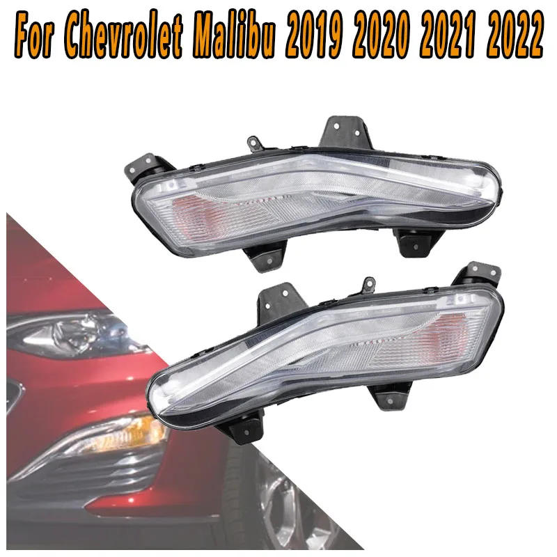 

For Chevrolet Malibu XL Day Running Lights 2019 2020 2021 2022 Bumper Lights Anti-Fog Lights Turn Signal Lights Warning Lights