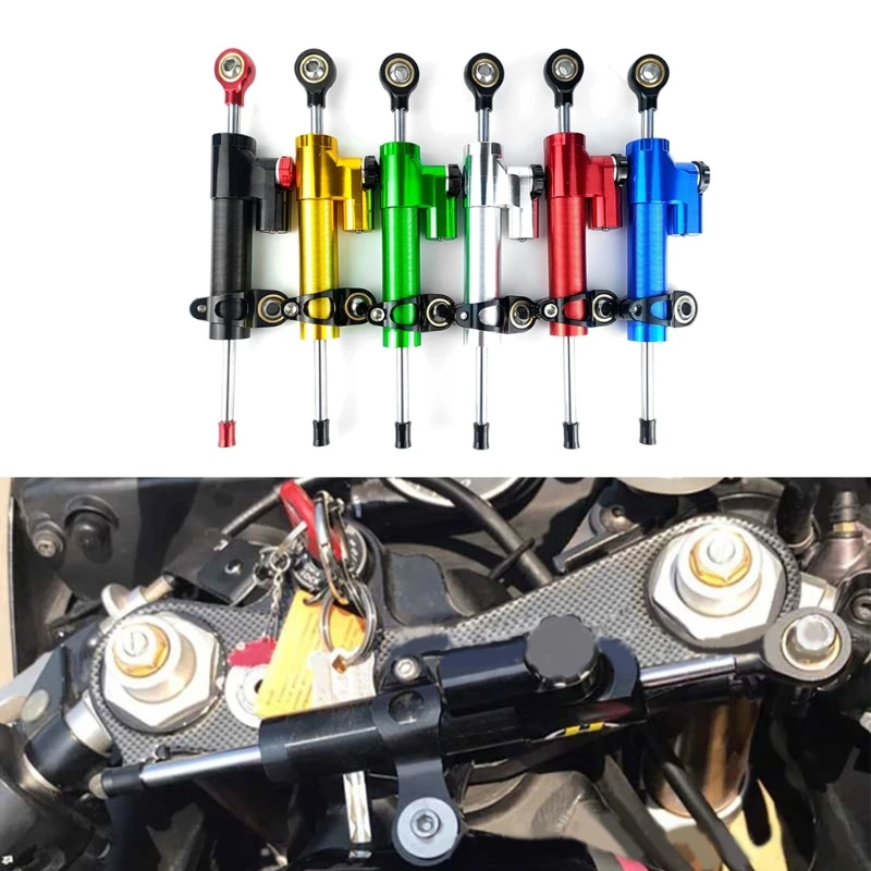 SteeringDamperMotorcycleUniversalRetrofitsAdjustableStabilizer