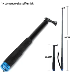 37 Aluminum Adjustable Selfie Stick Monopod Pole with Hand Grip - 29.5cm Monopod