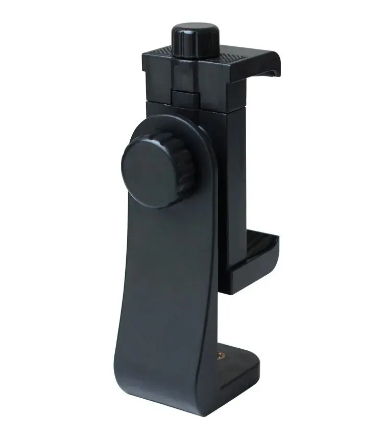Phone Clip Bracket Universal 360&deg; Tripod Mount Adapter Stand Clipper Selfie Holder Vertical Adjustable For Samsung iPhone Huawe