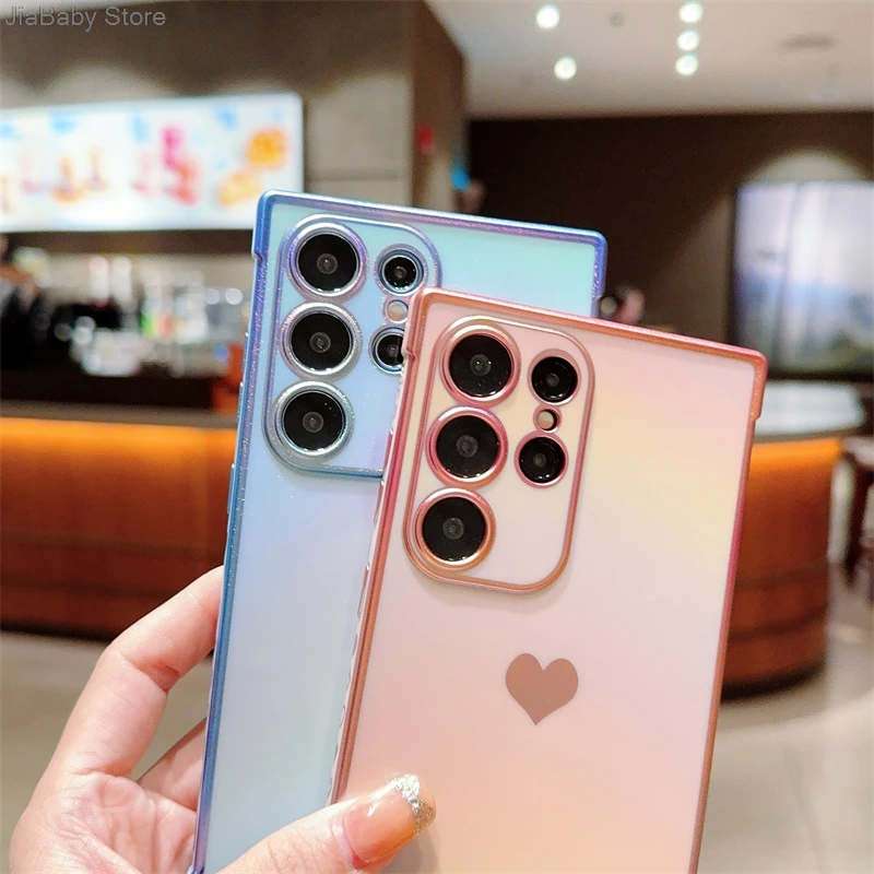Luxury Rainbow Liquid Phone Case With Camera Protection & Holder_voghion.com