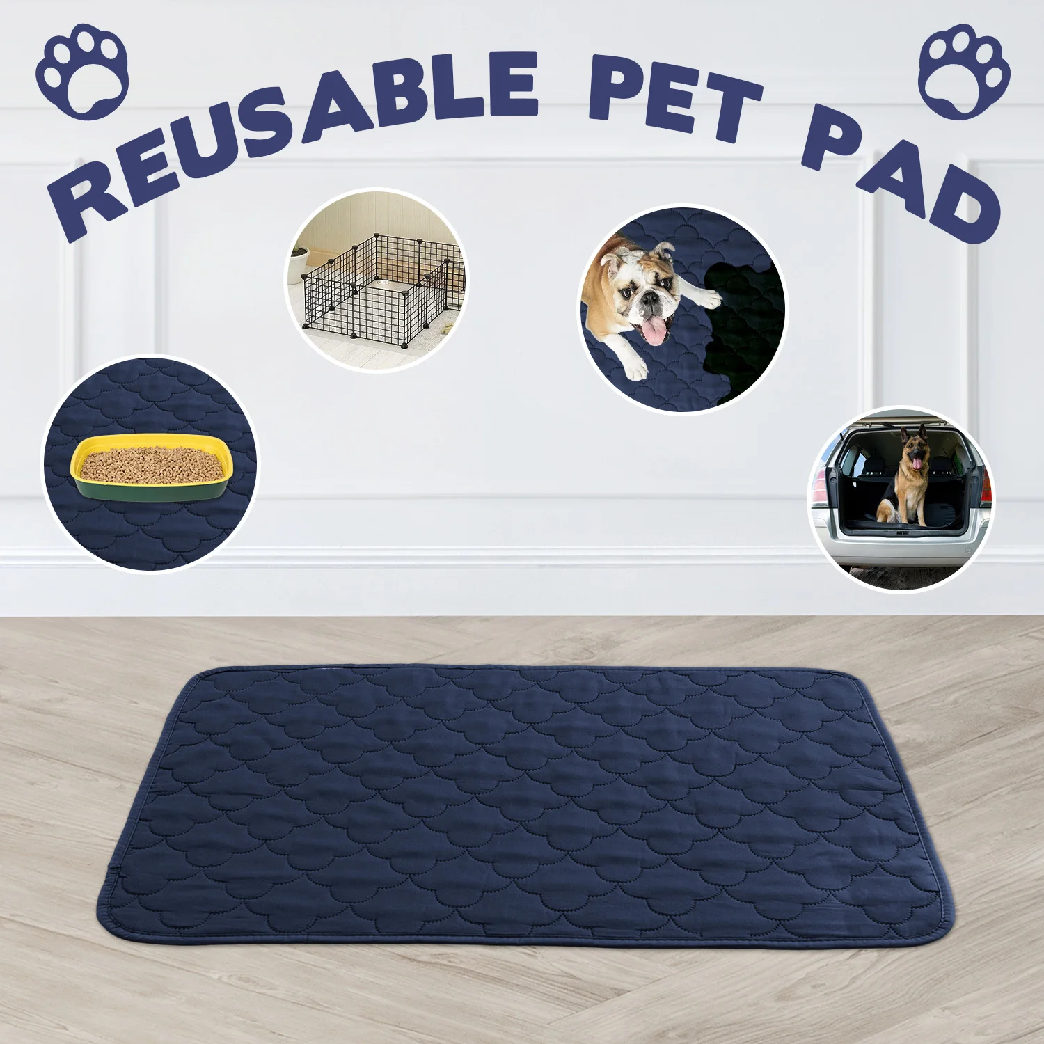 Double-Sided Waterproof Dog Bed Cover Pet Blanket Sofa Couch Furniture Protector for Kids Children Dog Cat