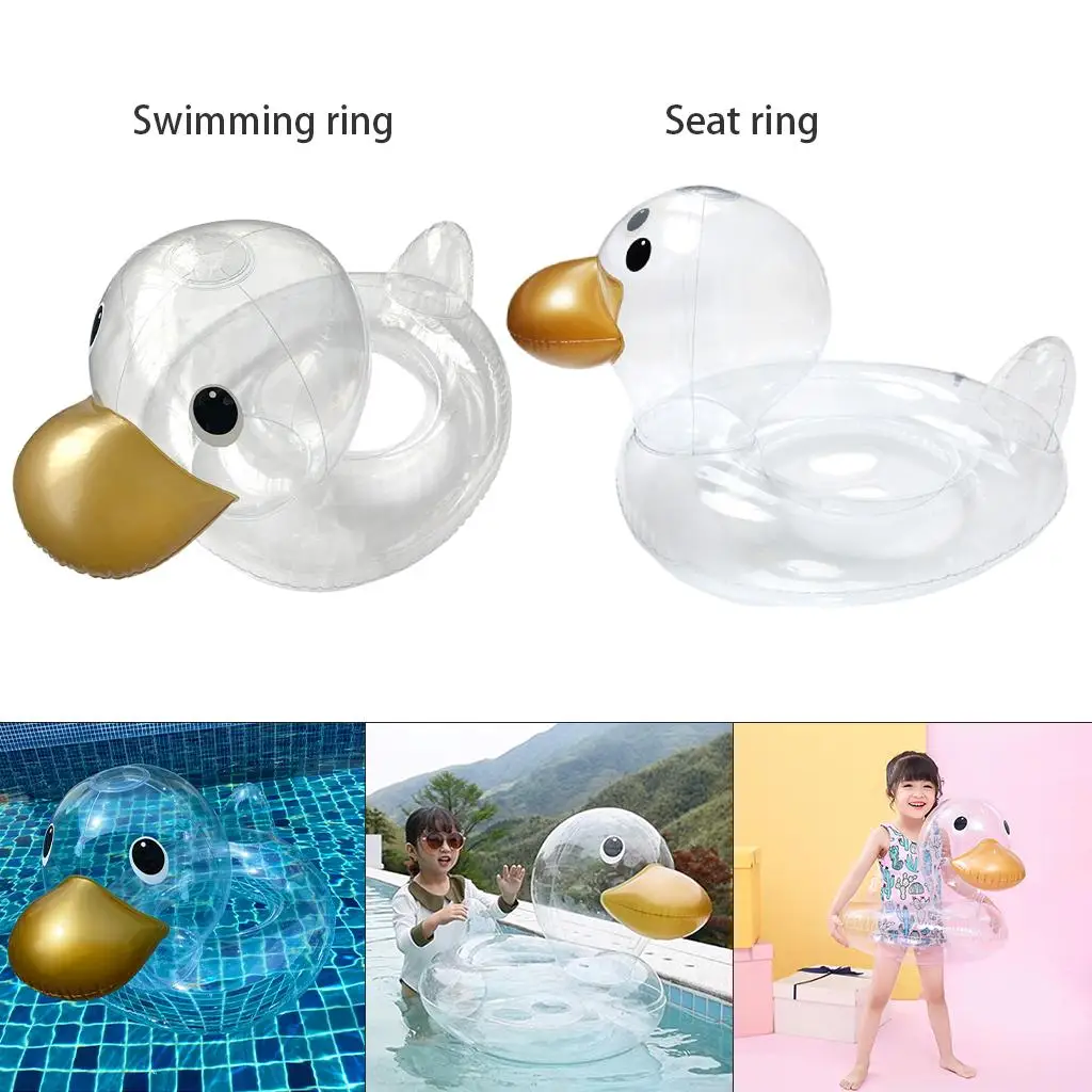 

Swimming Float Duck Safe Flexible Inflatable Durable for Pool Parties Floatie Kid Swimming Boy Floaty Trainer Water Babies
