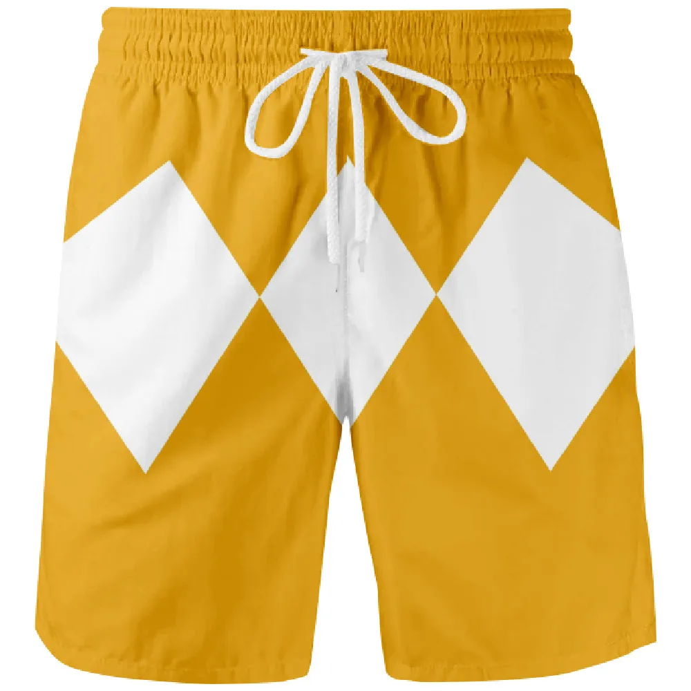 Mighty Morphin 3D Digital Printing Board Shorts Summer New Quick Dry Beach Swiming Shorts Men Harajuku Short Pants Beach clothes 6
