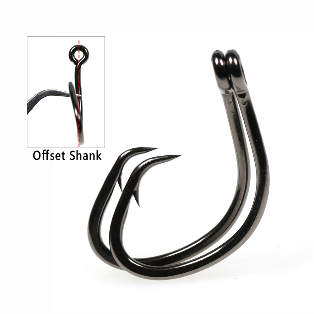 Description Picture 5 of itemWifreo Heavy Wire Weight Mutsu Circle Hook Fishhook Saltwater Fishing Big Game Hooks for Grouper Tuna Shark Boat Reef Fishing