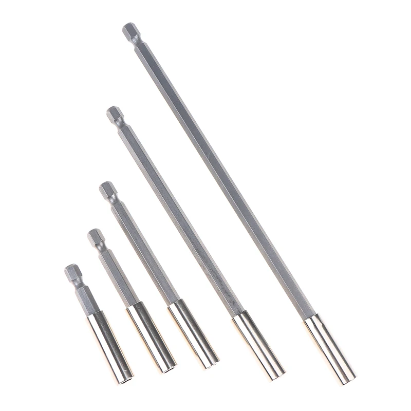 Quick Change Hex Shank Adapter Magnetic Bit Holder Extension 60-200mm Power Drill Impact Driver Cordless Tool Accessories