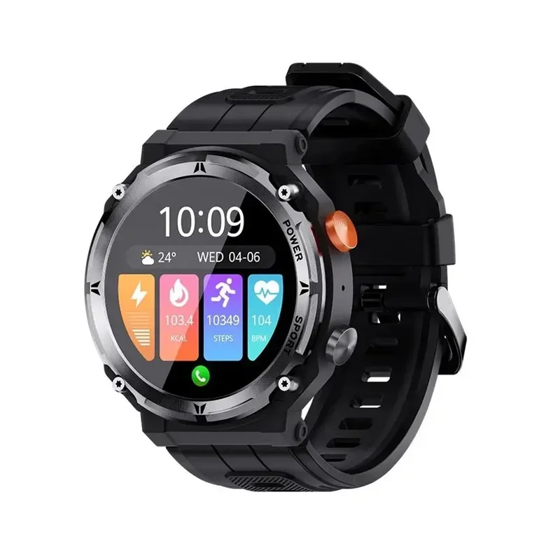 

Смарт-часы C21 Pro мужские с поддержкой Bluetooth и пульсометром, 1,39 дюйма