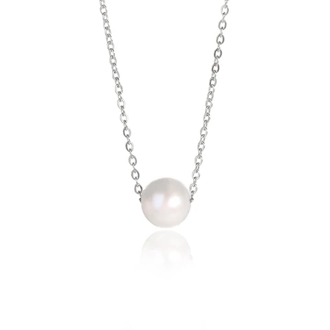 Round Beads Pendants Necklace For Women Personalized Vintage Simple Elegant Rosary Necklace Jewelry Accessories