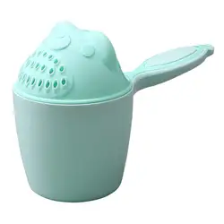 Children's Waterfall Rinse Cup - Gentle Hair Wash Tool (Green)