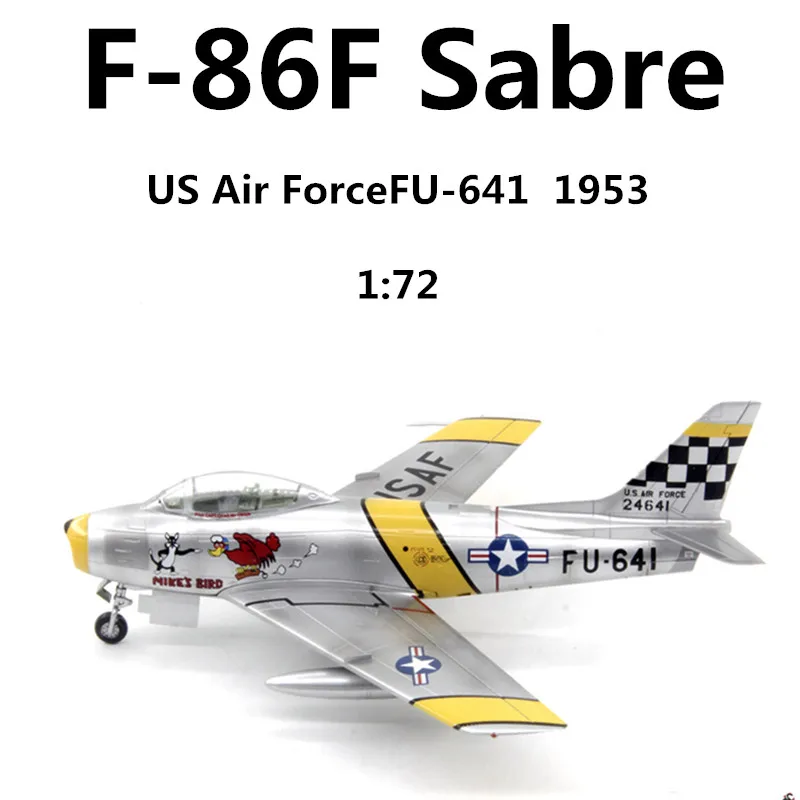 

1:72 Scale Model North American Aviation F-86F Sabre Fighter Airplane Collection Display Decoration For Christmas Gift Fans Toy