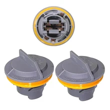

2pcs Tail Lamp Light Bulb Plastic Socket Holder Fits Rear Left or Right Turn Signal Brake or Reverse Light For Chrysler Dodge