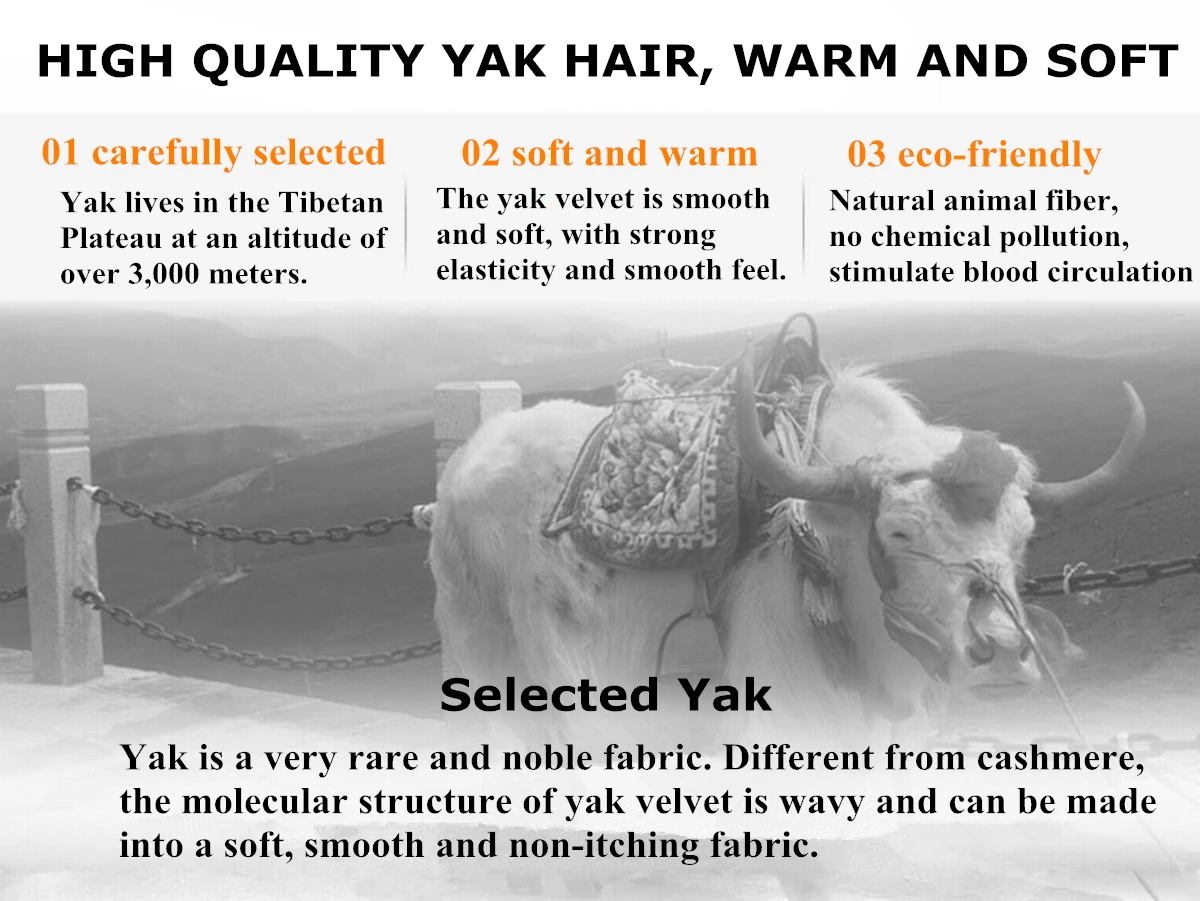 50g Hank 100% Tibetan Yak Yarn Lace Weight Hand knitting Crochet  Colored DIY Soft For Fashion Garments Baby Clothes 6