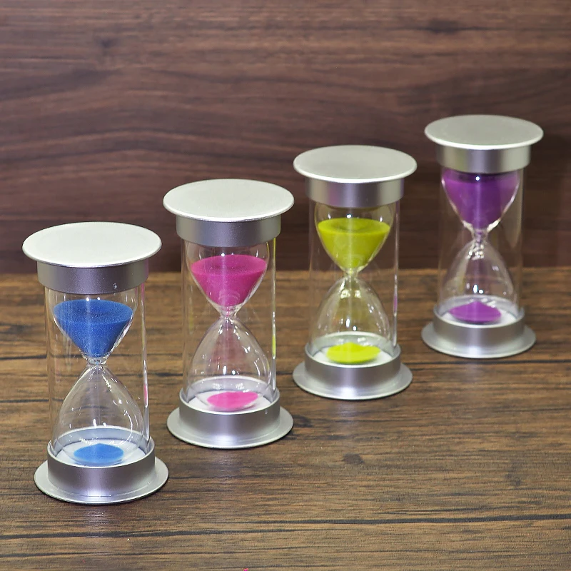 Sand Timer Hourglass Set 5/10/15/20/30/45/60 Minutes Nordic Creative Home Chronograph Ornaments Plastic Safety Drop-Proof Hourglass Gifts