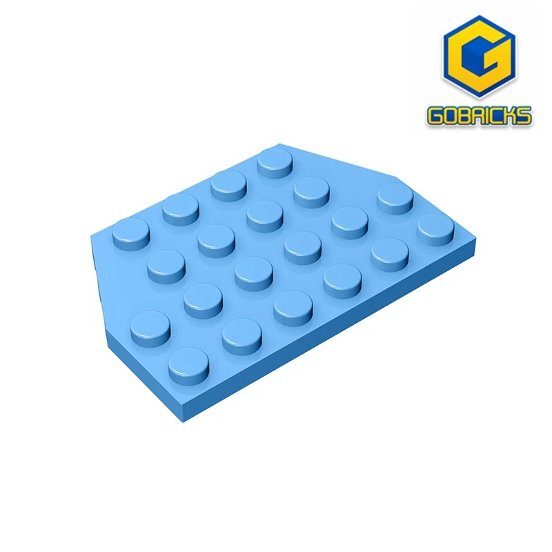 Gobricks GDS-704 PLATTE 4X6 26 GRADEN, kompatibel mit Lego 32059 DIY-Lernbausteinen für Kinder, technisch