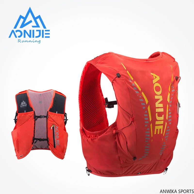 

AONIJIE C962 Advanced Skin 12L Hydration Backpack Pack Bag Vest Soft Water Bladder Flask For Hiking Trail Running Marathon Race