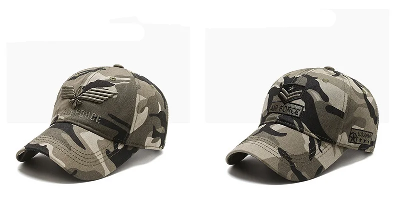 Four Seasons HatsTrendige Hüte für HerrenKoreanische FreizeithüteFrühlings- und Herbst-Sonnenhüte für den AußenbereichCamouflage-Sonnenschutz-Baseballkappen für Herren – Detail 3