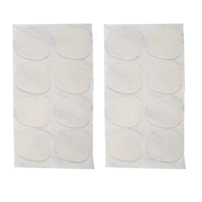16Pcs Alto/Tenor Sax Mouthpiece Patches Pads Cushions Transparent