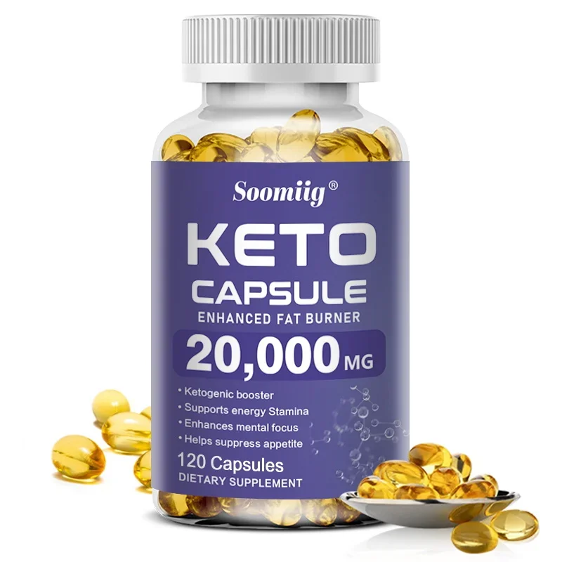Soomiig Keto Capsules Burn Fat Suppress Appetite Reduce Belly Leg Fat Beauty Health Care Product
