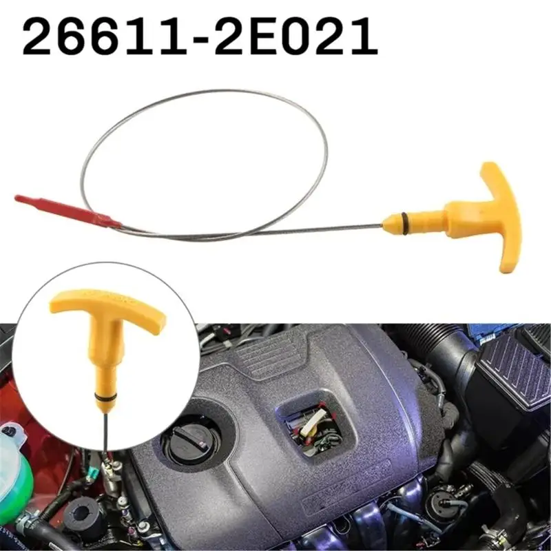 T21E Car Engine Oil Dipstick 266112E021 26611-2E021 Universal Oil Level Dipstick