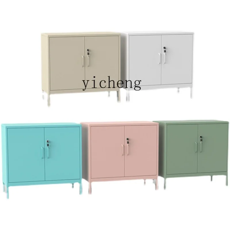 

ZC Nordic Iron Sideboard Cabinet Simple Modern Home Storage Cabinet Chest of Drawers