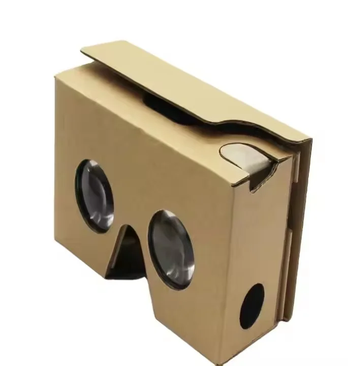 Cardboard Virtual Reality VR Headset 3D VR Glasses Box Movies for 3D Movies and Games Compatible with Android & pple