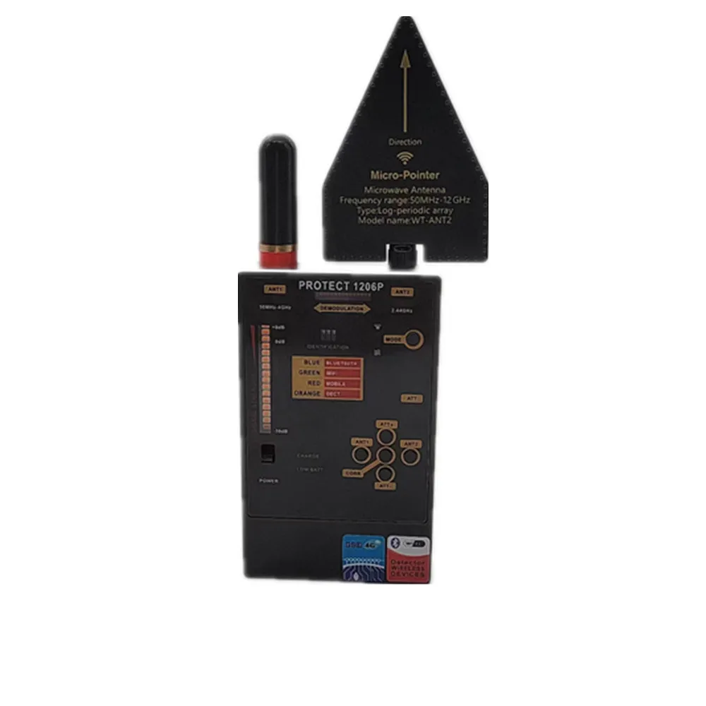 Professional Bug GSM GPS Tracker Anti-Spy RF Detector Innovative Infrared Camara Laser GSM WiFi Signal Detection