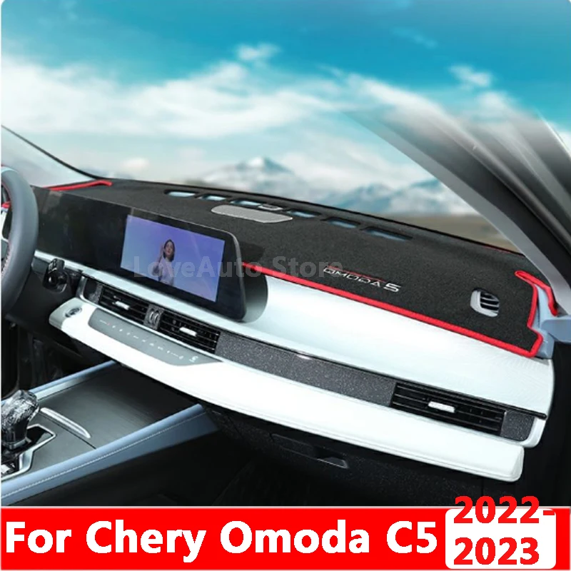 

For Chery Omoda 5 C5 2022 2023 Car Dashboard Cover Mat Sun Shade Cushion Pad Interior Protector Carpet Trim Accessories