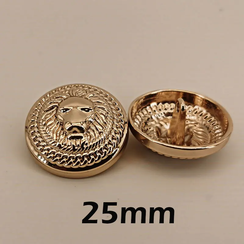 Garment Accessories | Metal Buttons | Diy Materials | Lion