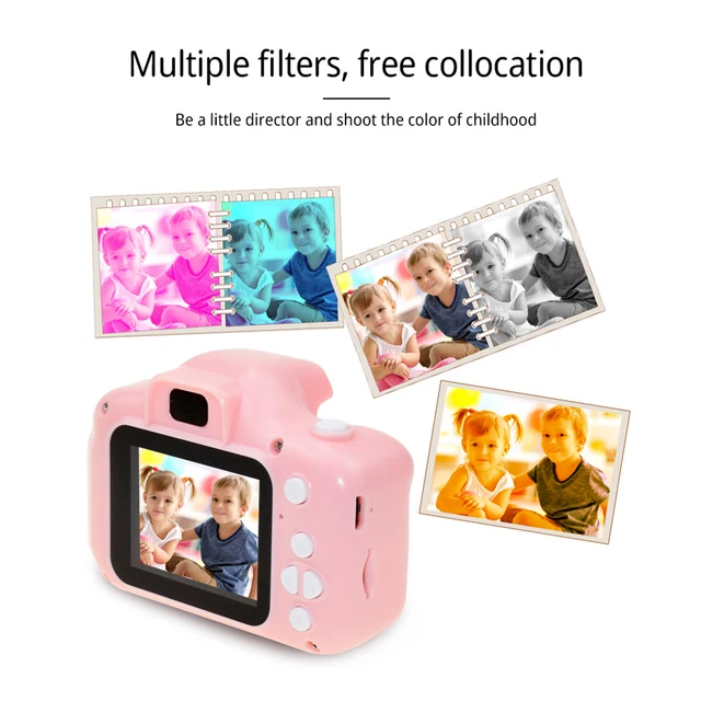 X2 Children's Toy Camera Kids Photo Camera 1080P Video Recorder Camcorder Digital Camera Educational Toys For Birthday Gift 3