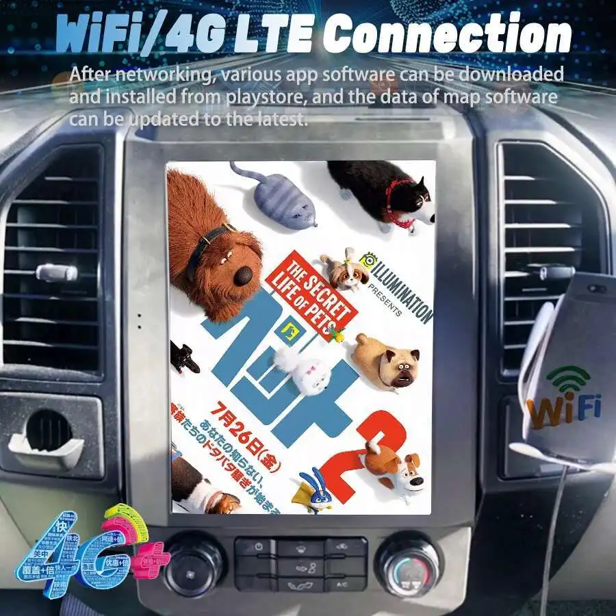 12.1" 256GB Android Screen Car Radio For Ford Raptor F150 F250 F350 F450 F650 20