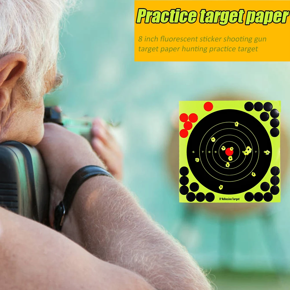 High Visibility Reactive Splatter Target Stickers
