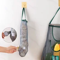 Reusable Kitchen Hanging Mesh Bag Home Fruit and Vegetable Net Bag for Ginger Garlic Potatoes Onions Storage Baskets 4