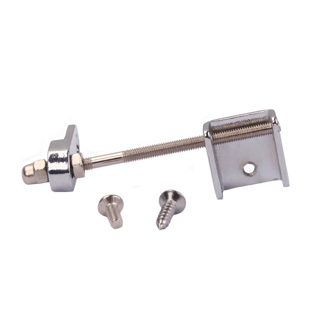 

1 Set Scratch Plate Pickguard Mounting Mount Bracket Holder with Screw for Mandolin QF01 (Silver)