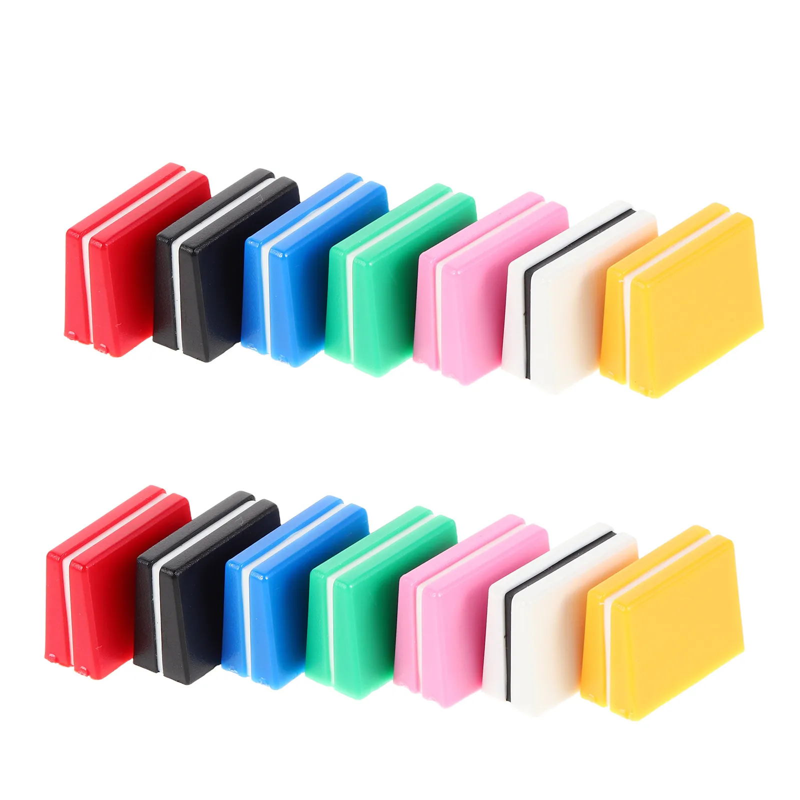 14Pcs 믹서 페이더 노브 캡 Dj 컨트롤러 믹싱 콘솔 사운드 콘솔 페이더 노브 용 4Mm 교체 전위차계 슬라이더