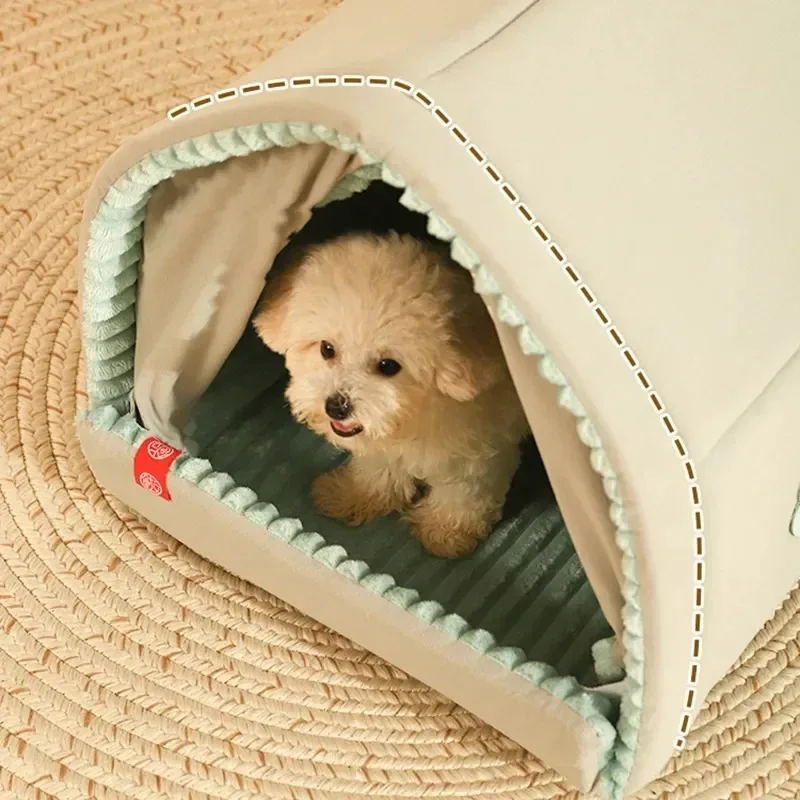 Dog Beds for Small Dogs Tents Cats Fluffy Breeds Pets Accessories Bedding Puppy Sofa Baskets Pet Supplies Big Cushion Large