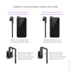 APEXEL Lens Phone Clip Universal Metal Plastic 17mm Thread Clip for iPhone Xiaomi Samsung Huawei and Other Smartphones 6