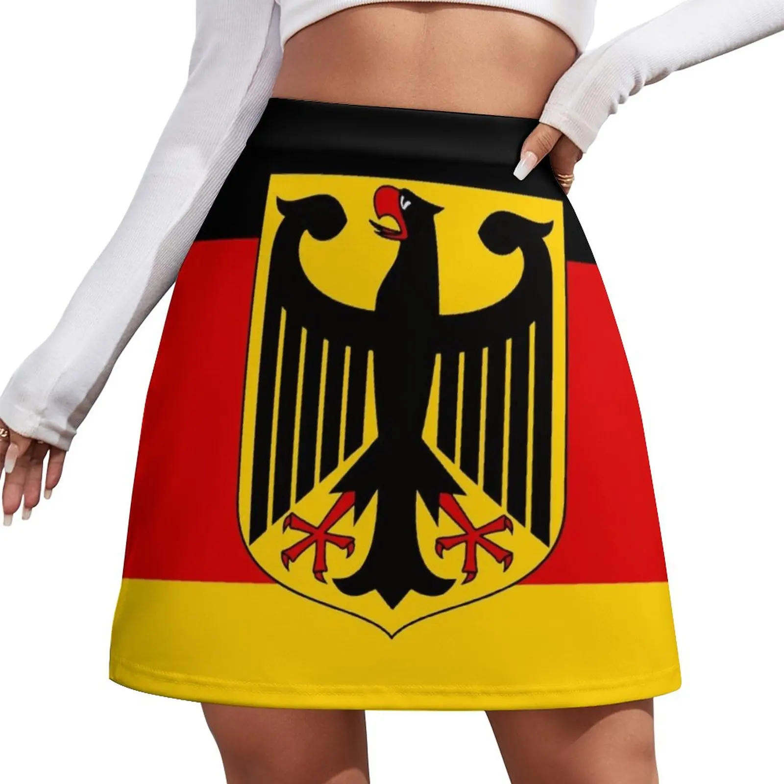 Flag: German & Coat of Arms Mini Skirt skirts for woman short skirt women's golf wear summer fairy core austrian and german masterworks