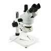 Simul Focal Industrial Trinocular Stereo Microscope Magnification Continuous Zoom 7X - 45X For LAB Phone PCB Repair Soldering 3