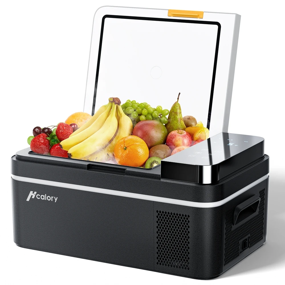 21L 25L 28L Car Refrigerator Mini Fridge Freezer Portable Compressor Cooler Ice Box Keep Cool for Camping Travelling